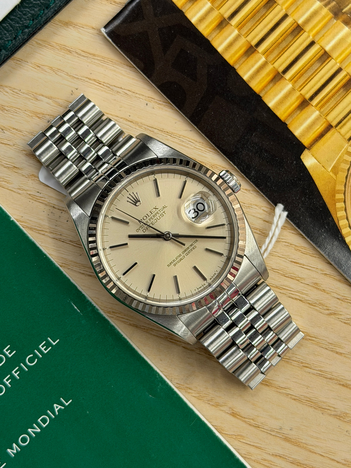 Rolex Datejust Argentee Dial - Ref 16234 - Year 2003