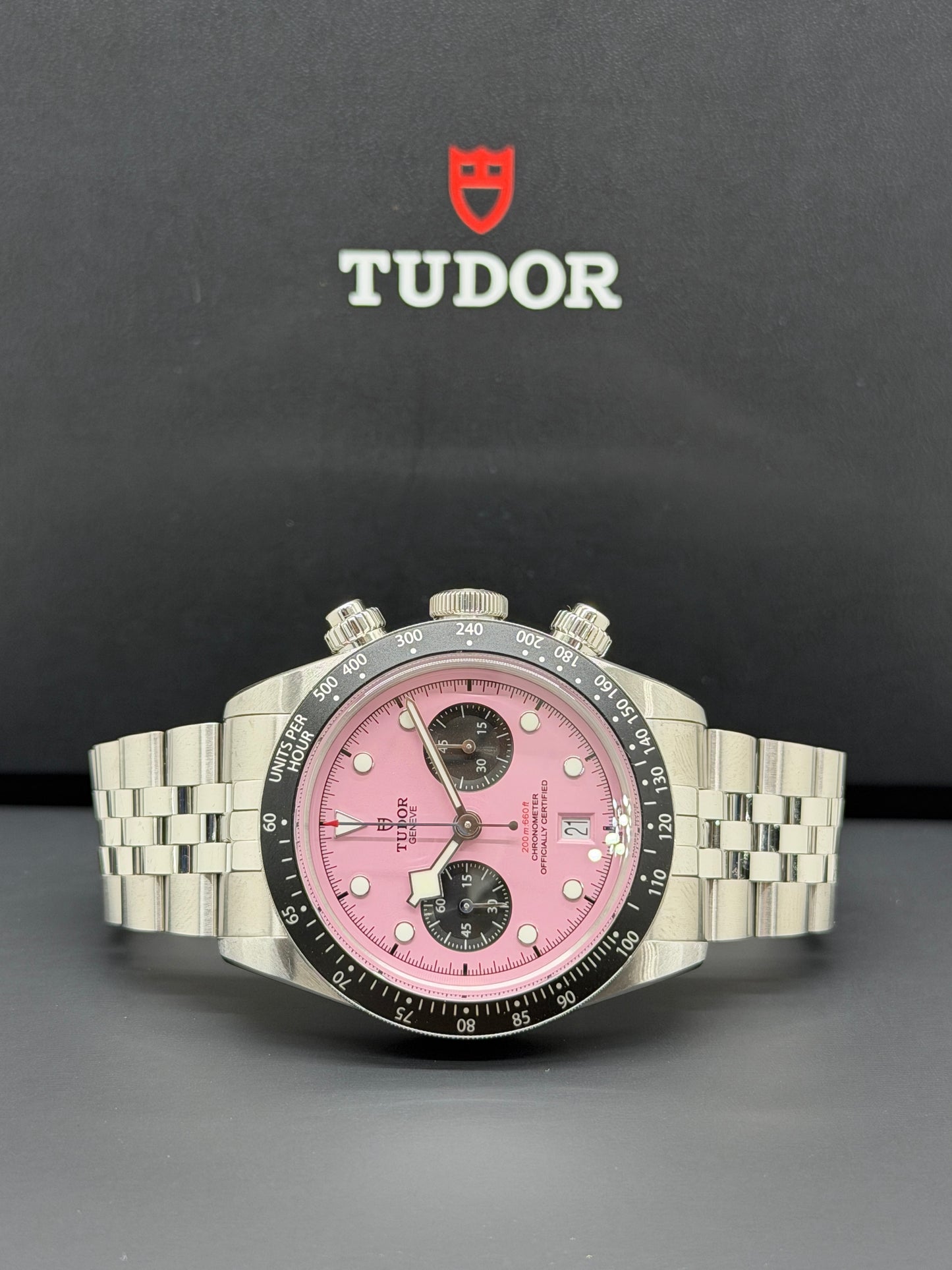 Tudor Black Bay Chronograph - Pink DIal - Year 2025 Ref. 79360n-0019