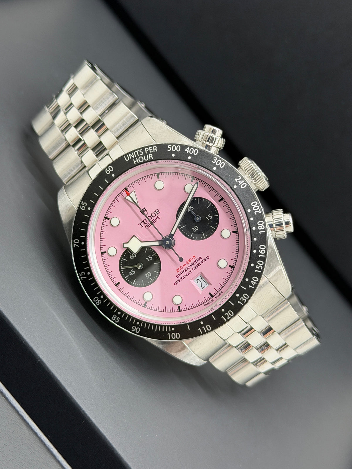 Tudor Black Bay Chronograph - Pink DIal - Year 2025 Ref. 79360n-0019