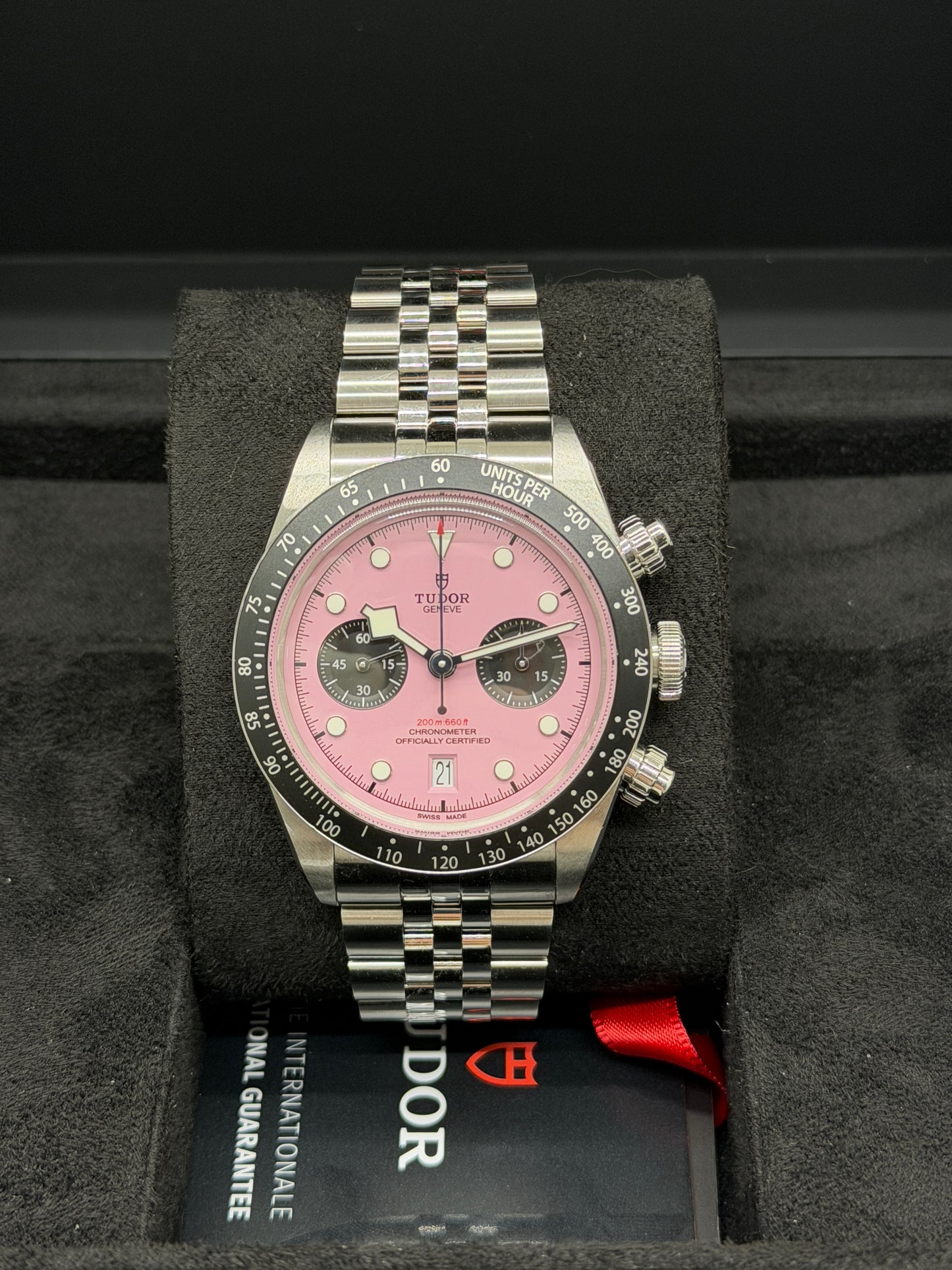 Tudor Black Bay Chronograph - Pink DIal - Year 2025 Ref. 79360n-0019