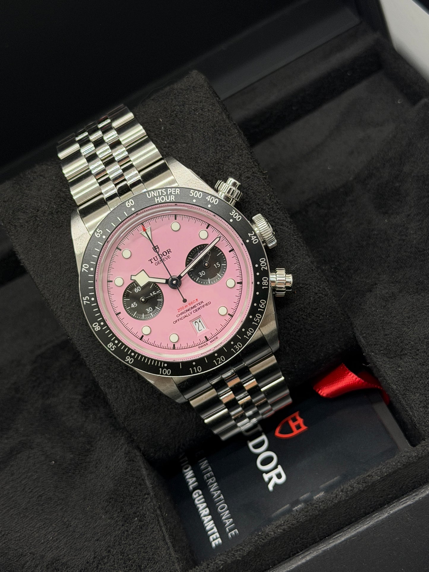 Tudor Black Bay Chronograph - Pink DIal - Year 2025 Ref. 79360n-0019