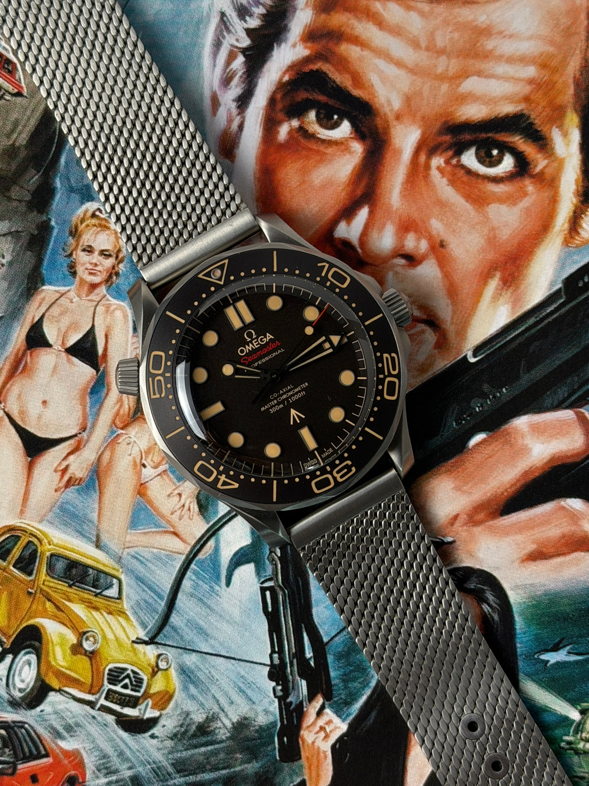 Omega Seamaster Diver 300 M 007 No Time To Die - Titanium - Year 2024 Ref 210.90.42.20.01.001