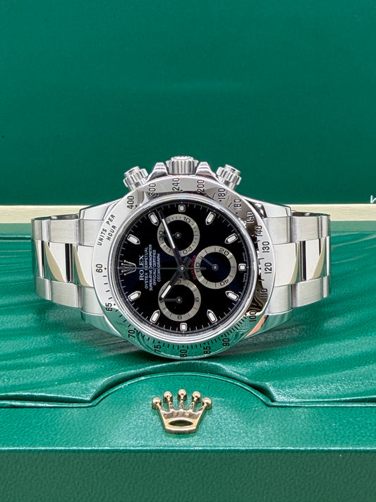 Rolex Daytona Black Dial Ref 116520 - Year 2009