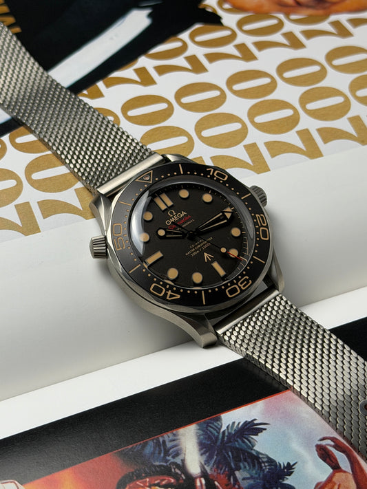 Omega Seamaster Diver 300 M 007 No Time To Die - Titanium - Year 2024 Ref 210.90.42.20.01.001