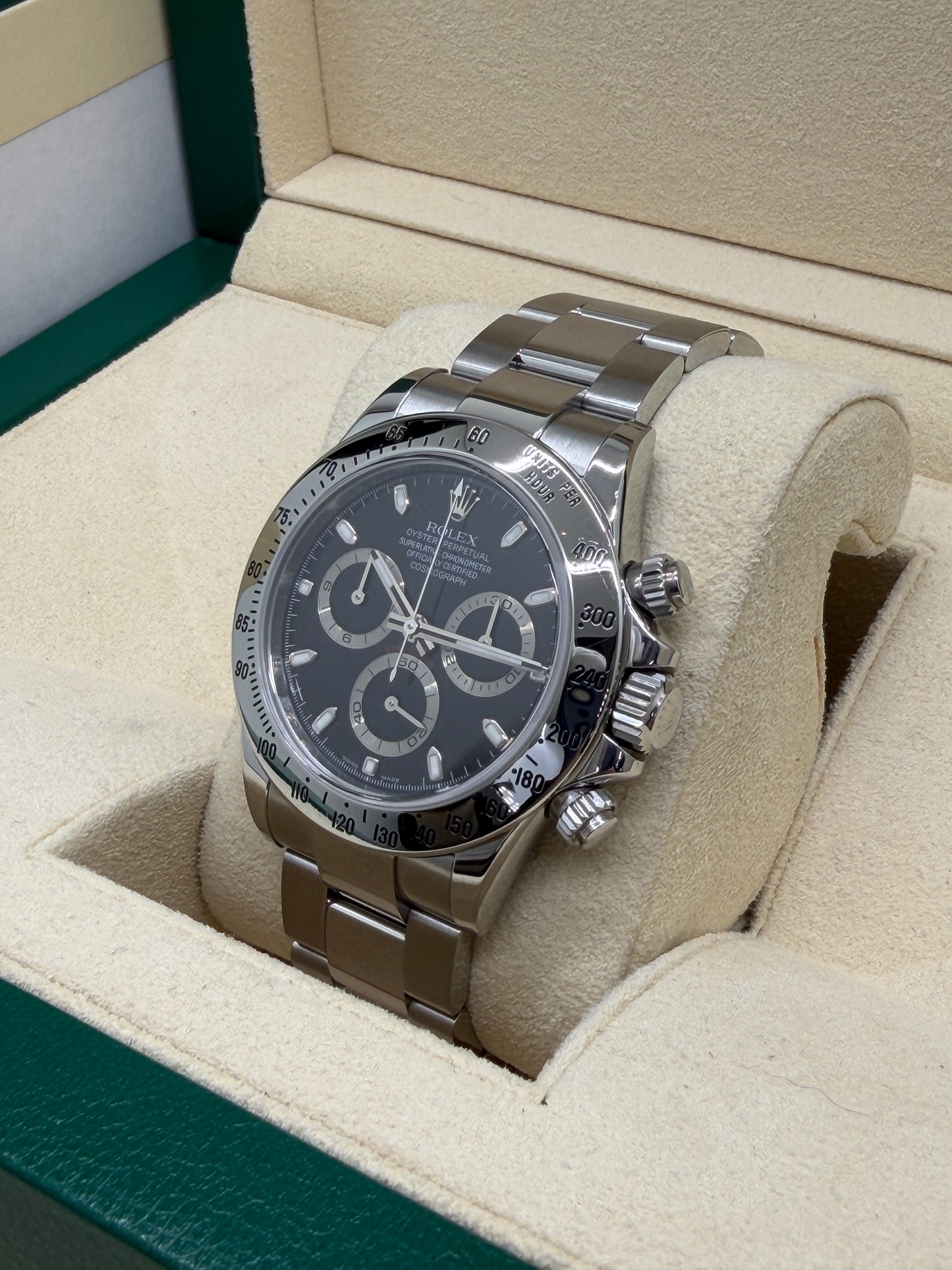Rolex Daytona Black Dial Ref 116520 - Year 2009