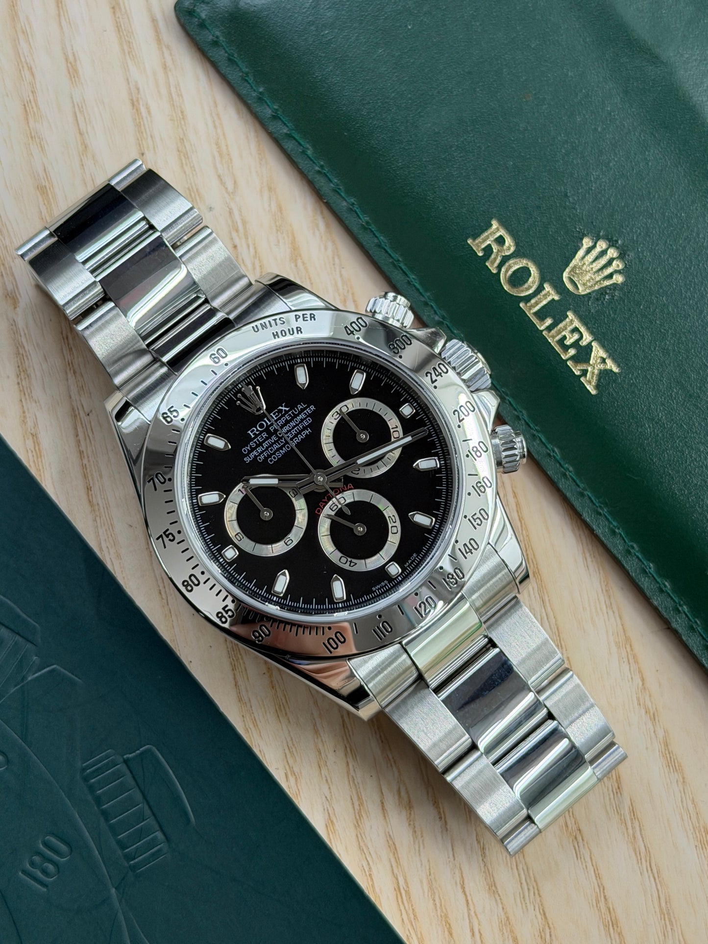 Rolex Daytona Black Dial Ref 116520 - Year 2009