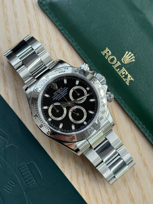 Rolex Daytona Black Dial Ref 116520 - Year 2009