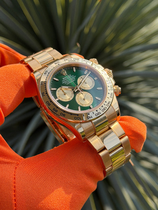 Rolex Daytona Green Dial - John Mayer II - After Market Stickers - Year 2025 Ref 126508