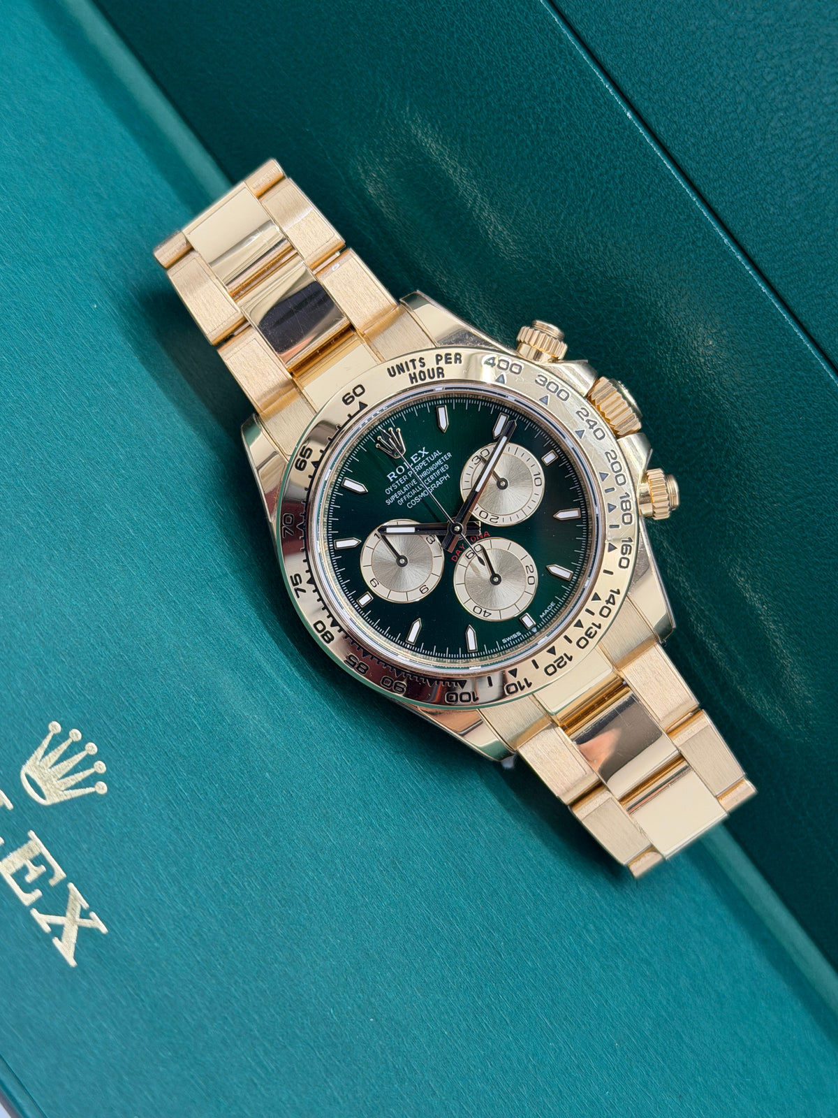 Rolex Daytona Green Dial - John Mayer II - After Market Stickers - Year 2025 Ref 126508