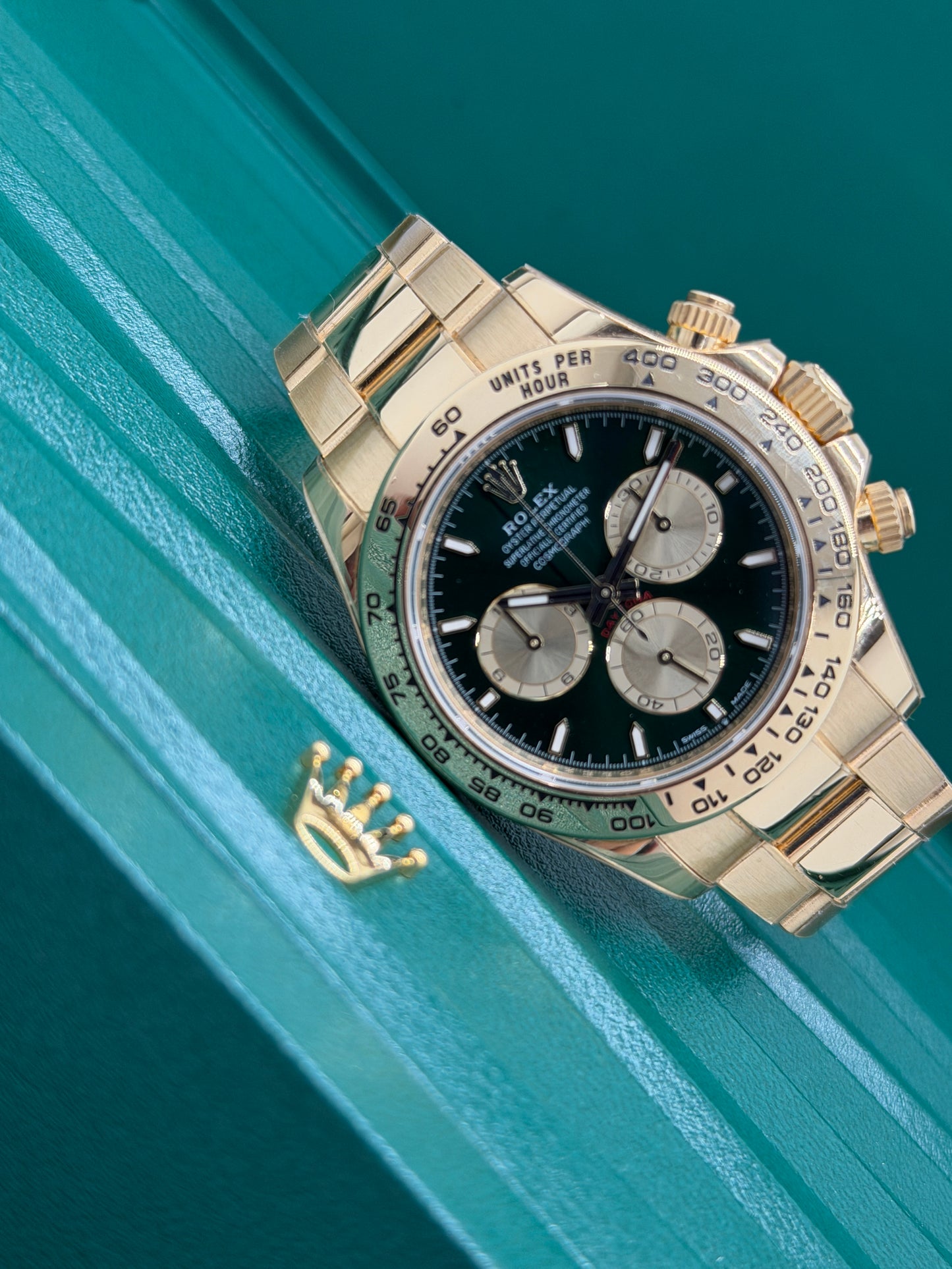 Rolex Daytona Green Dial - John Mayer II - After Market Stickers - Year 2025 Ref 126508