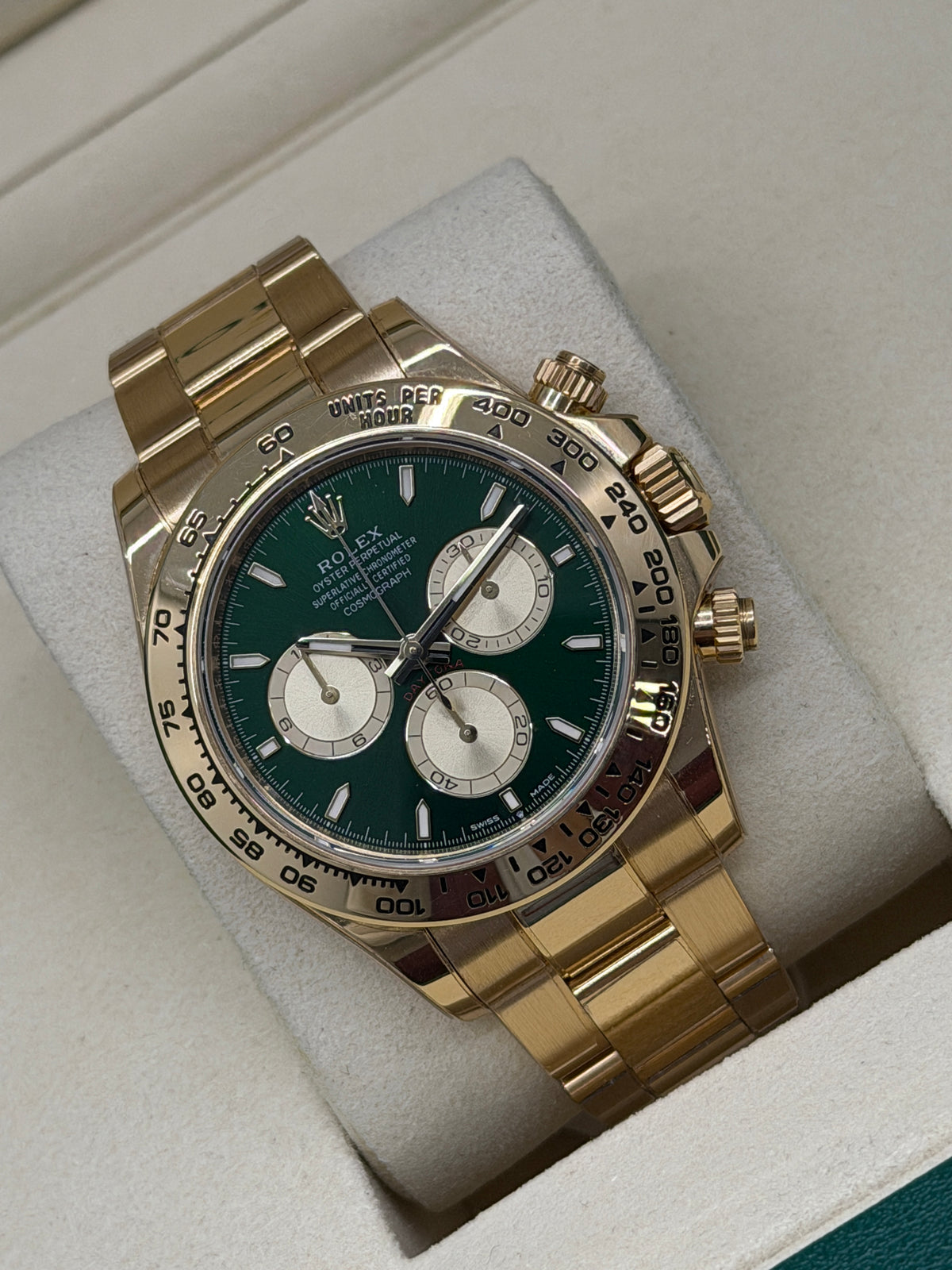 Rolex Daytona Green Dial - John Mayer II - After Market Stickers - Year 2025 Ref 126508