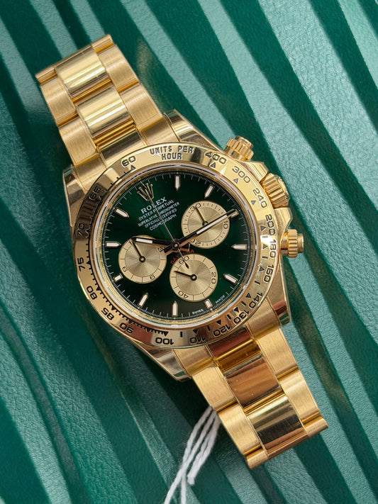 Rolex Daytona Green Dial - John Mayer II - After Market Stickers - Year 2025 Ref 126508