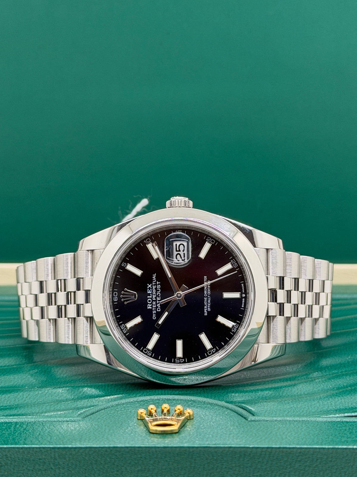 Rolex Datejust 41 - Ref.126300 - Black Dial - Year 2023