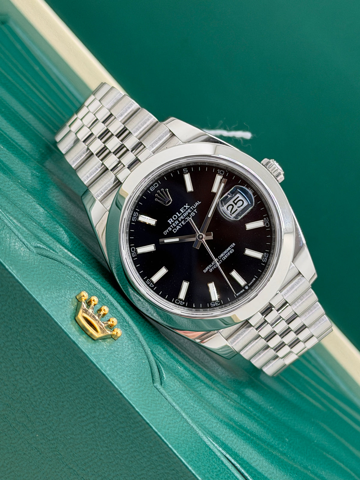 Rolex Datejust 41 - Ref.126300 - Black Dial - Year 2023