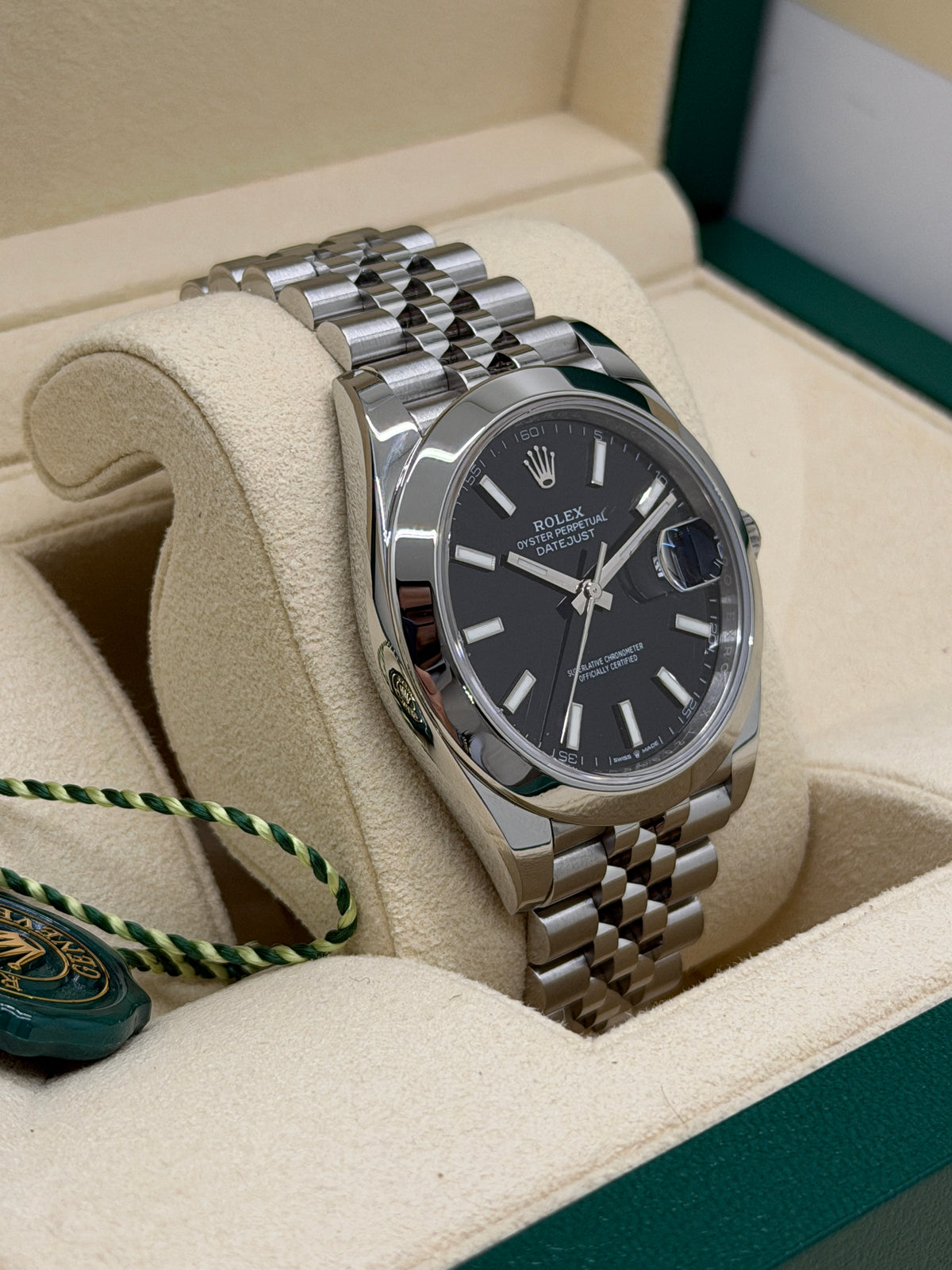 Rolex Datejust 41 - Ref.126300 - Black Dial - Year 2023