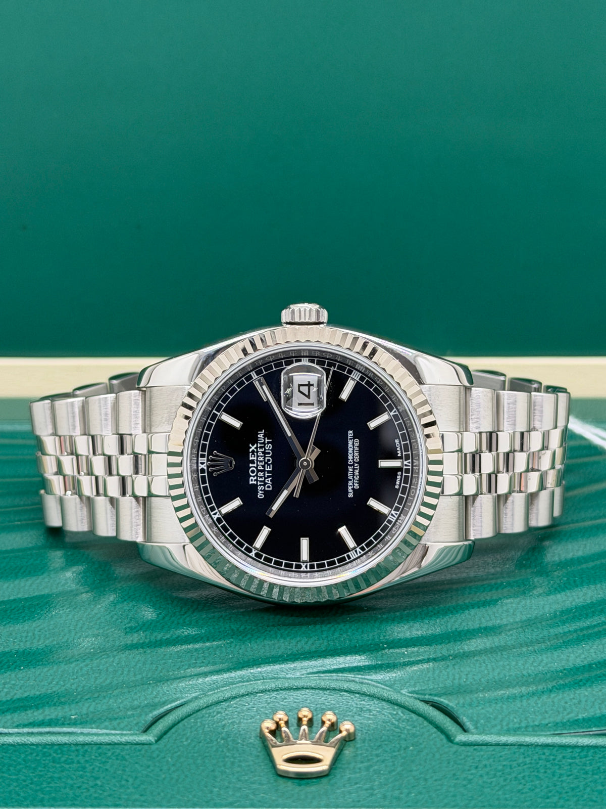 Rolex Datejust 36 - Black Dial - Ref 116234 - Year 2019