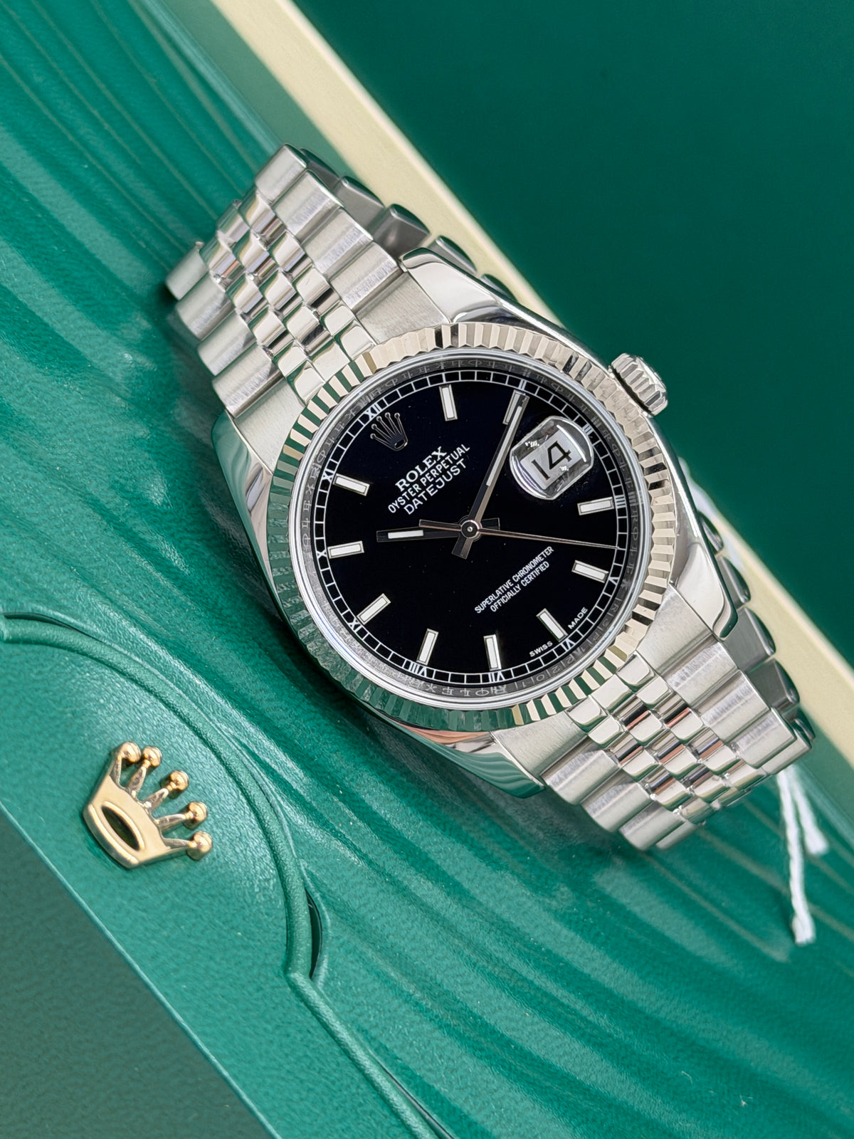Rolex Datejust 36 - Black Dial - Ref 116234 - Year 2019