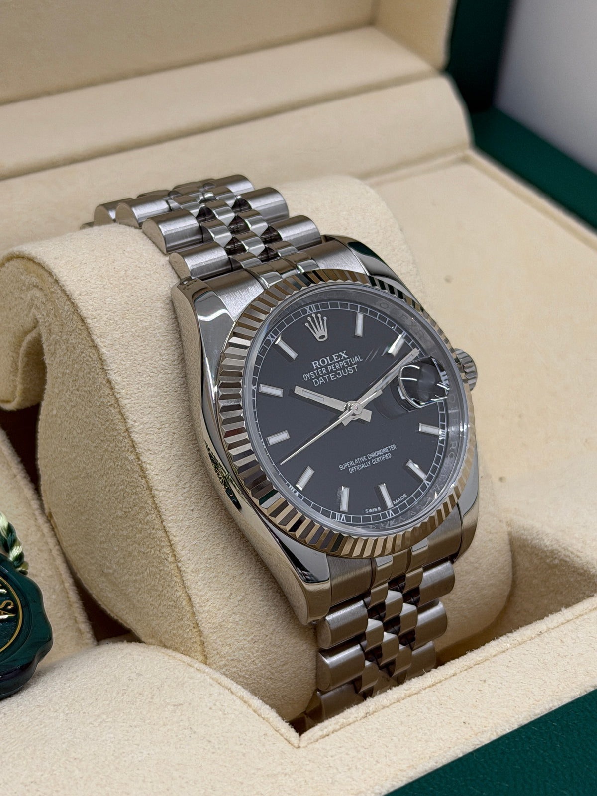 Rolex Datejust 36 - Black Dial - Ref 116234 - Year 2019