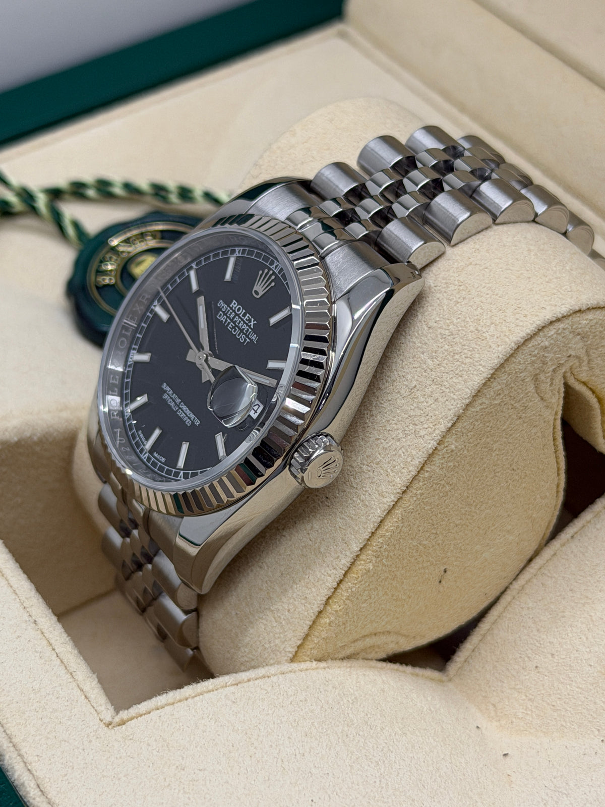 Rolex Datejust 36 - Black Dial - Ref 116234 - Year 2019