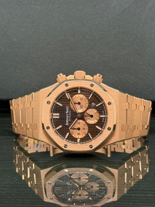 Audemars Piguet Royal Oak 41 Chronograph - Chocolate Dial - Year 2017 Ref 26331OR.OO.1220OR.02