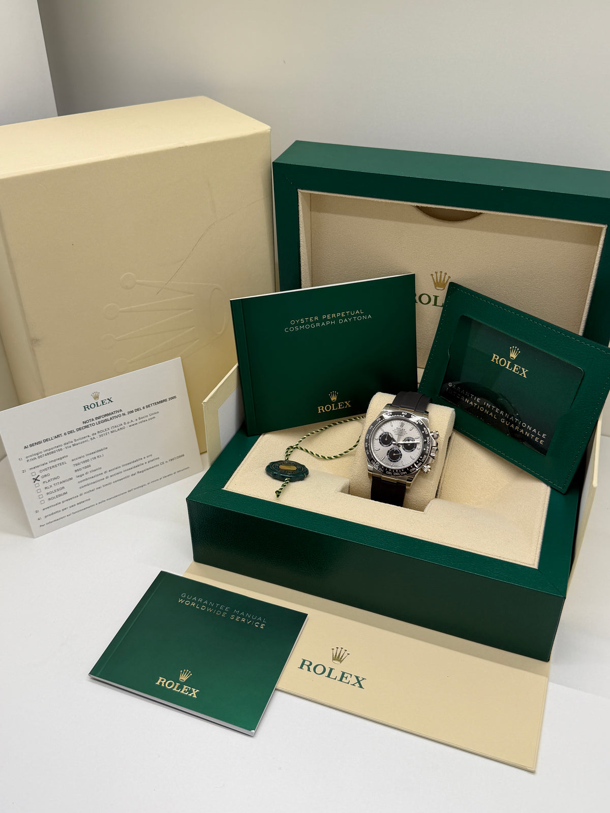 Rolex Daytona Ghost - Ref 126519LN - 18Kt White Gold - Year 2024