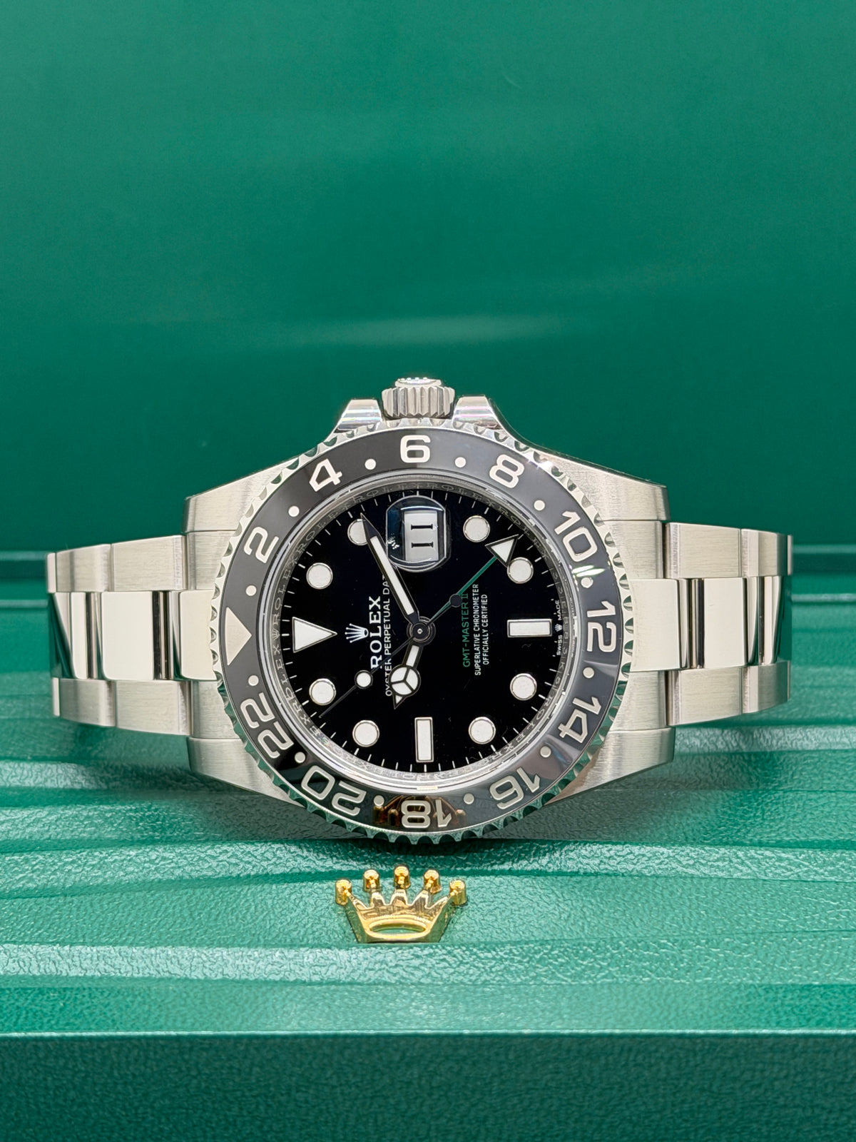 Rolex GMT-Master II Bruce Wayne Ref 126710GRNR - New 2025 (Stickers)