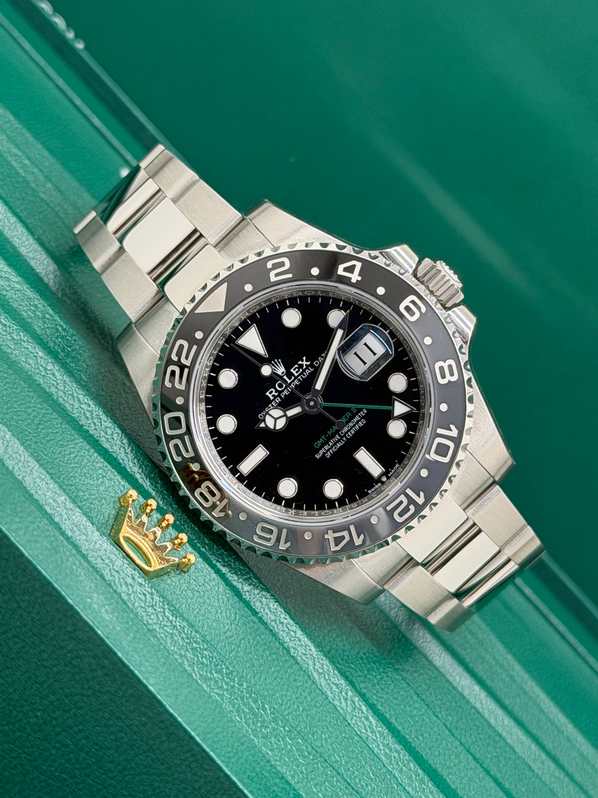 Rolex GMT-Master II Bruce Wayne Ref 126710GRNR - New 2025 (Stickers)
