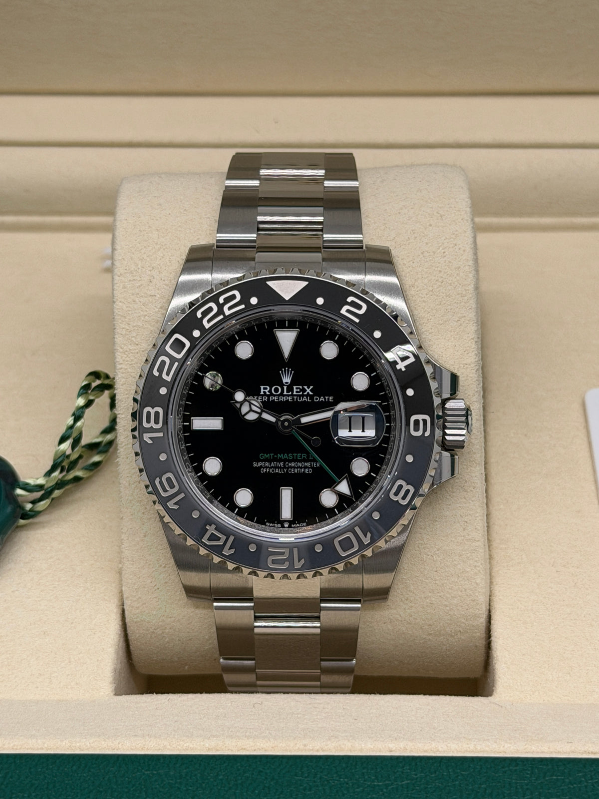 Rolex GMT-Master II Bruce Wayne Ref 126710GRNR - New 2025 (Stickers)