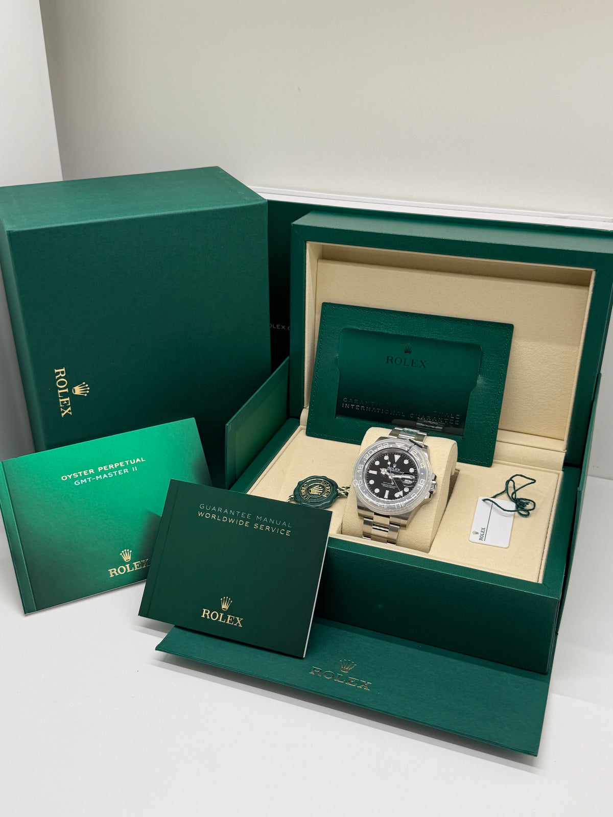 Rolex GMT-Master II Bruce Wayne Ref 126710GRNR - New 2025 (Stickers)