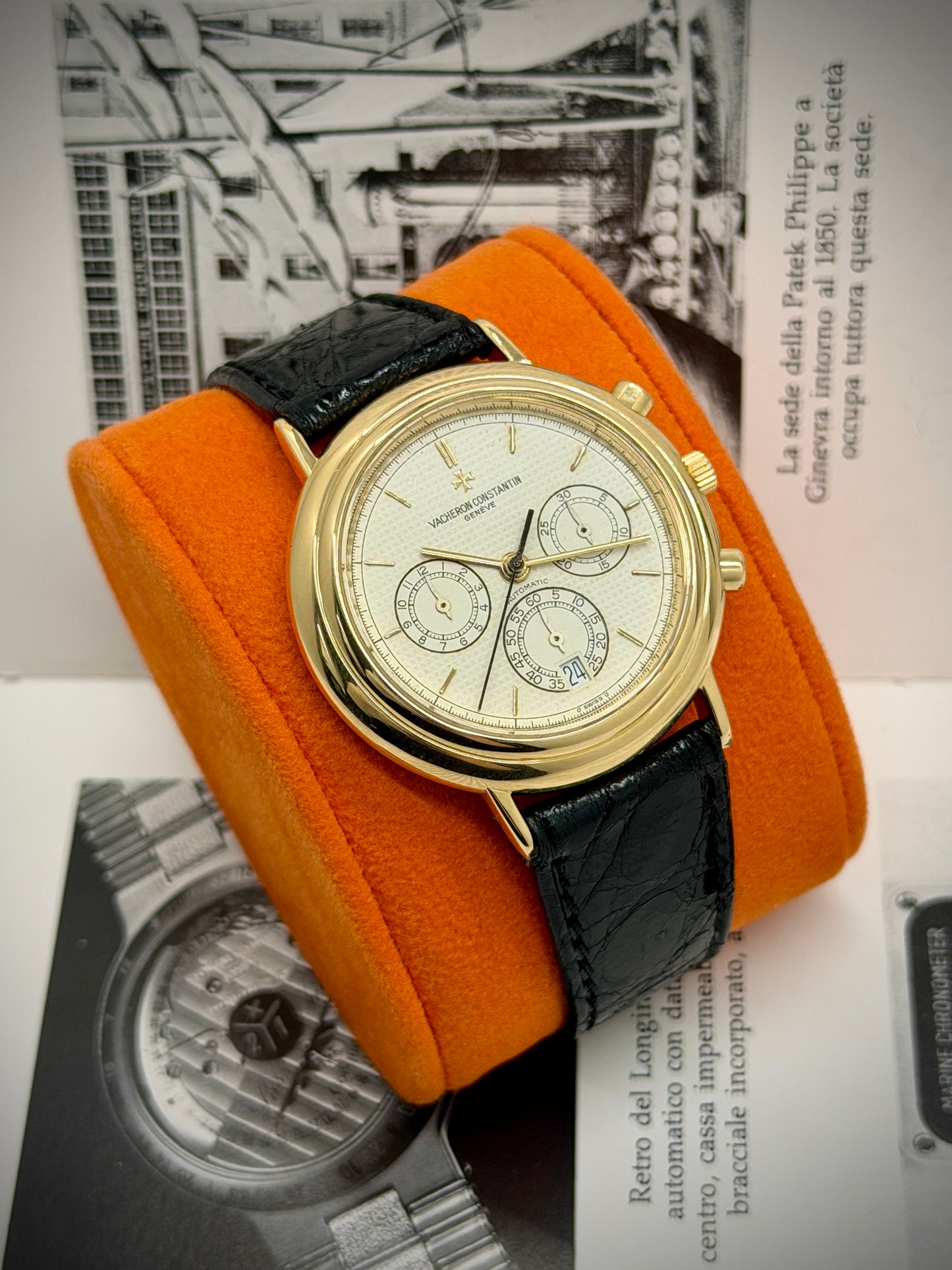 Vacheron Constantin Chronograph Patrimony 38mm - 18kt Gold - Ref 49003