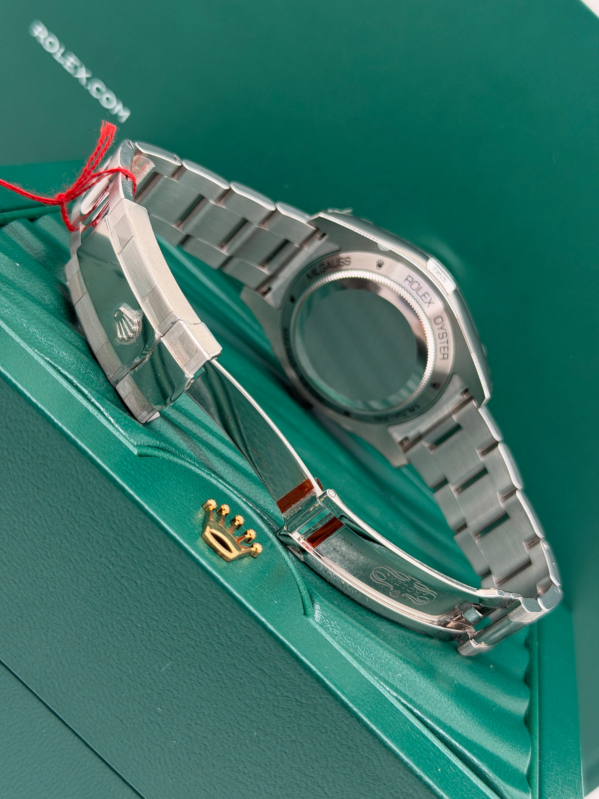 Rolex Milgauss Blue Dial - NOS - Full Stickers - Year 2015 Ref. 116400GV