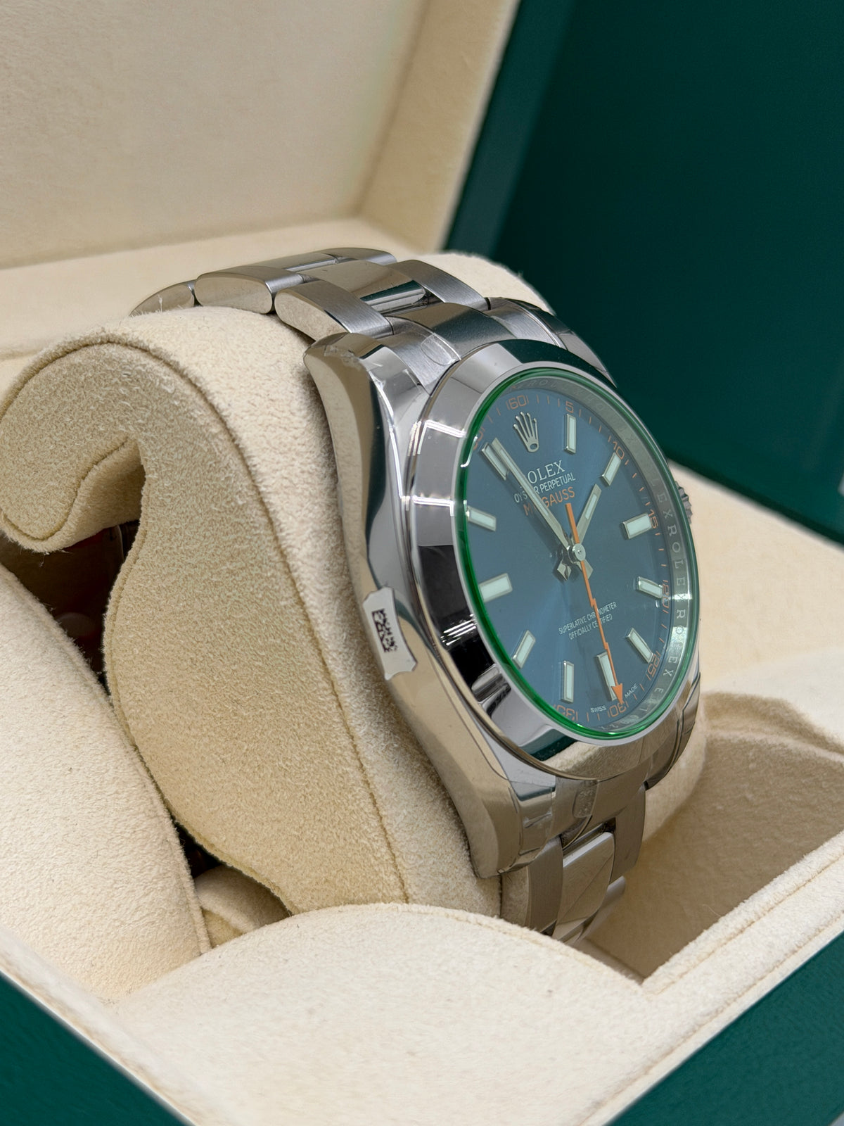Rolex Milgauss Blue Dial - NOS - Full Stickers - Year 2015 Ref. 116400GV