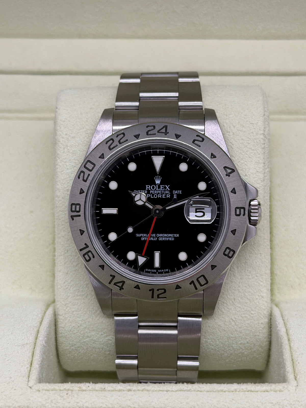 Rolex Explorer II Black Dial - Ref 16570 - Year 2007