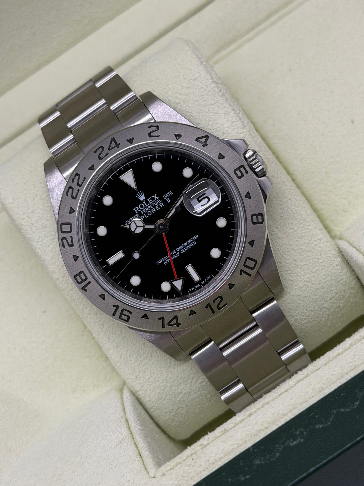 Rolex Explorer II Black Dial - Ref 16570 - Year 2007