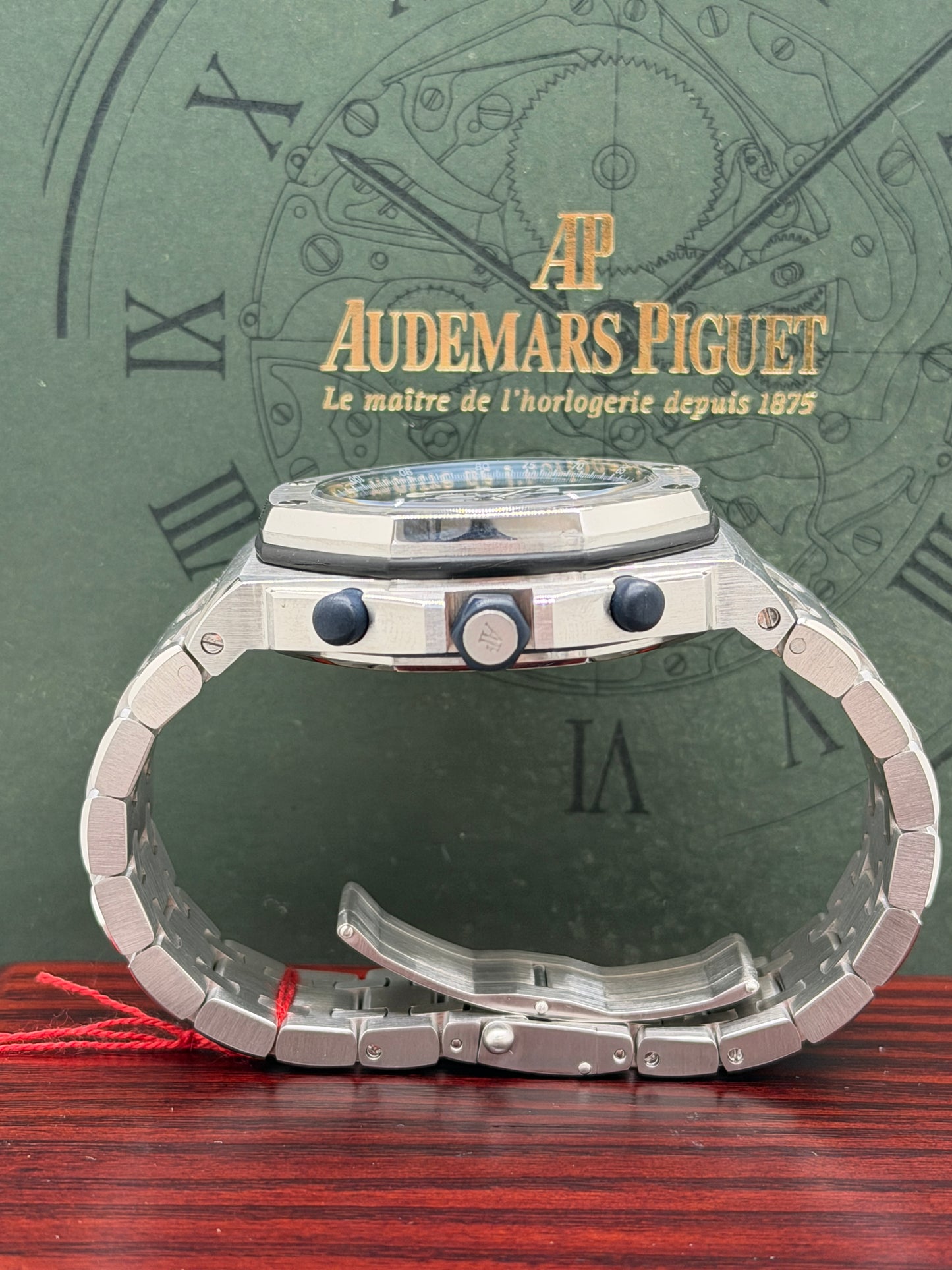 Audemars Piguet Royal Oak Offshore Chronograph Blue Panda Dial Ref. 25721ST.OO.1000ST.09.A - Year 2006