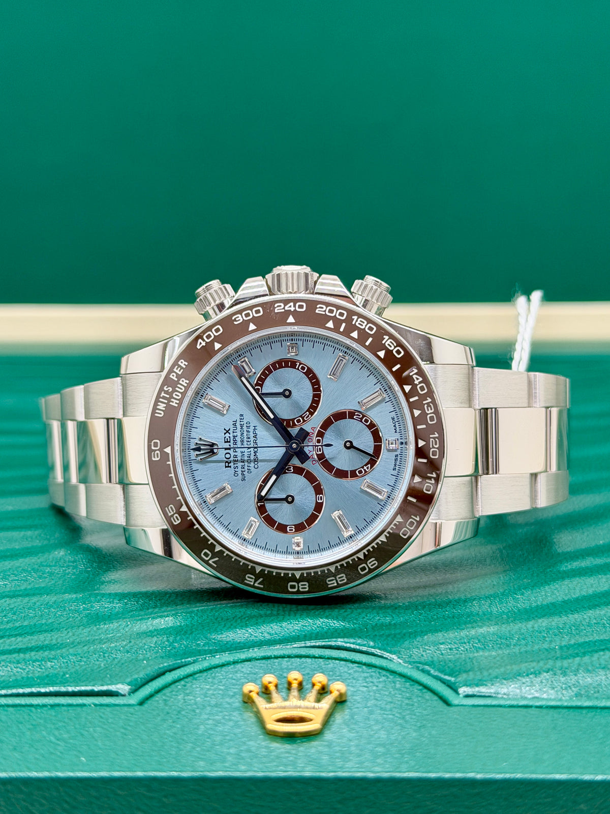 Rolex Daytona Ref.126506 - Platinum & Baguette Dial - Year 2025
