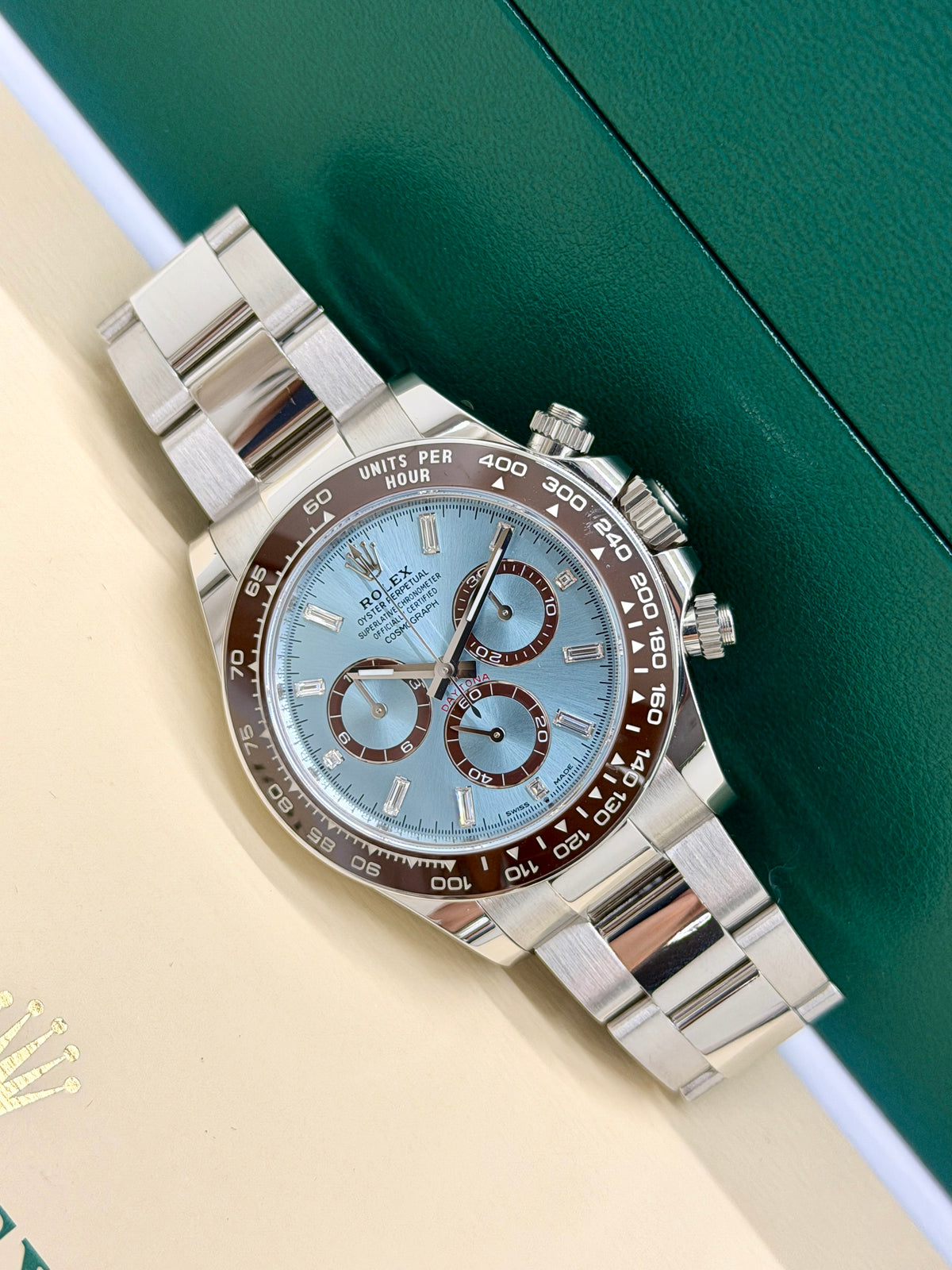 Rolex Daytona Ref.126506 - Platinum & Baguette Dial - Year 2025