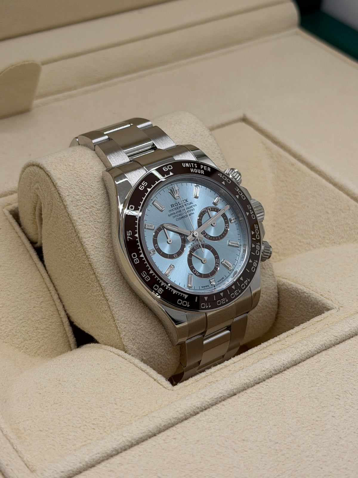 Rolex Daytona Ref.126506 - Platinum & Baguette Dial - Year 2025