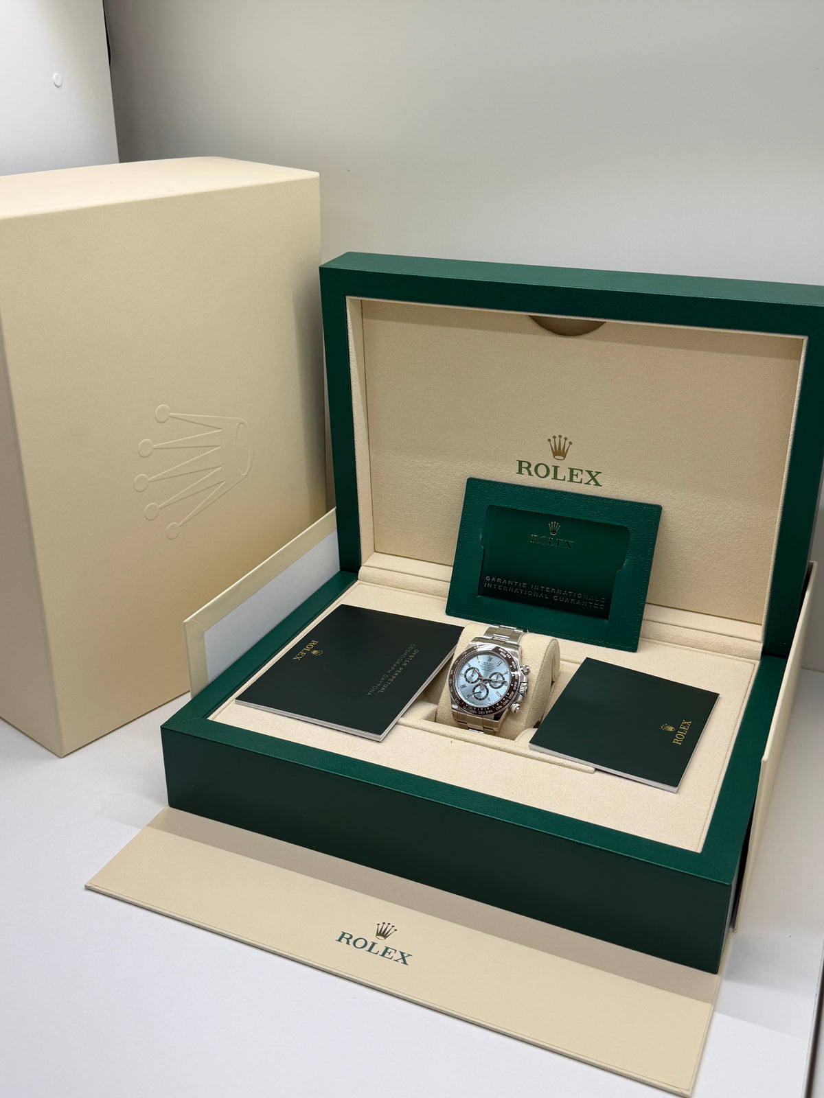 Rolex Daytona Ref.126506 - Platinum & Baguette Dial - Year 2025