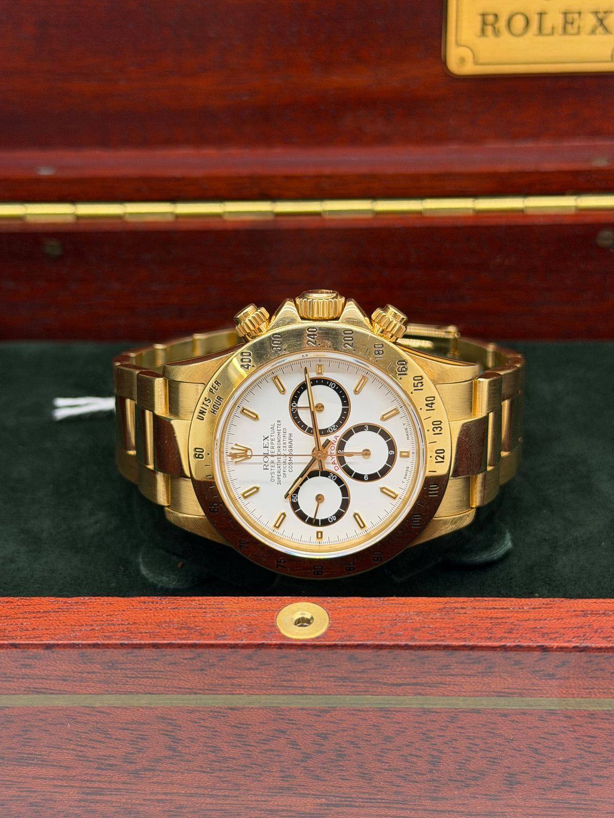 Rolex Daytona Ref.16528 - Ser.X66... - Yellow Gold - White Dial - Year 1993
