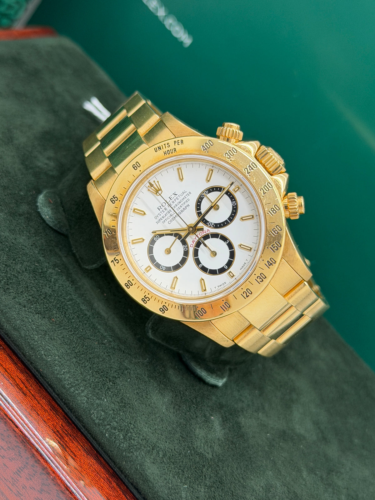 Rolex Daytona Ref.16528 - Ser.X66... - Yellow Gold - White Dial - Year 1993