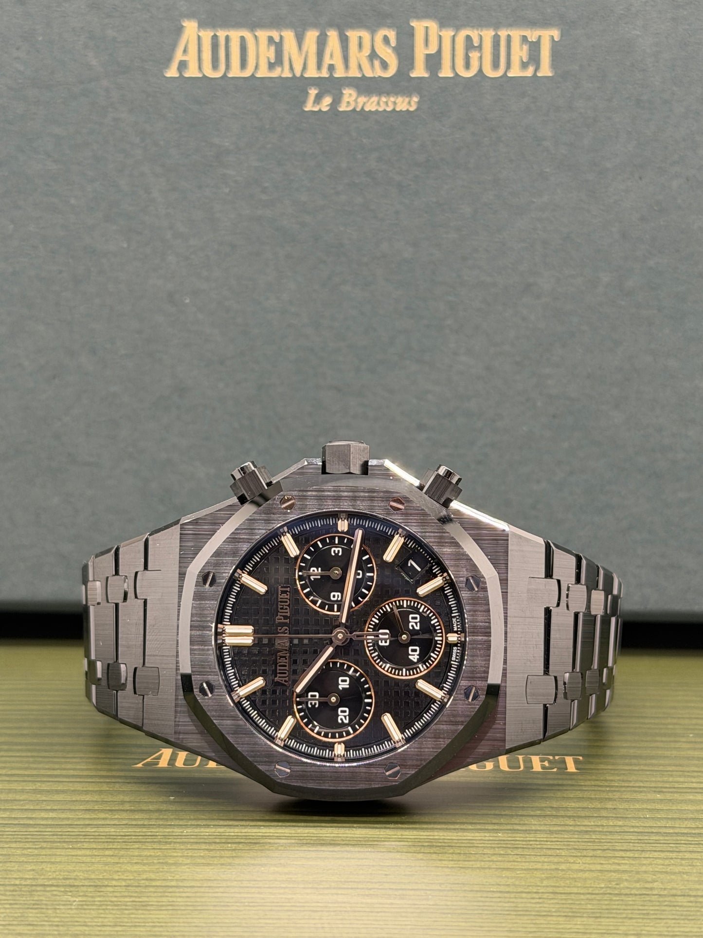 Audemars Piguet Royal Oak Chronograph 41mm - Balck Ceramic - NEW Ref. 26240CE.OO.1225CE.02 - Partially Stickers