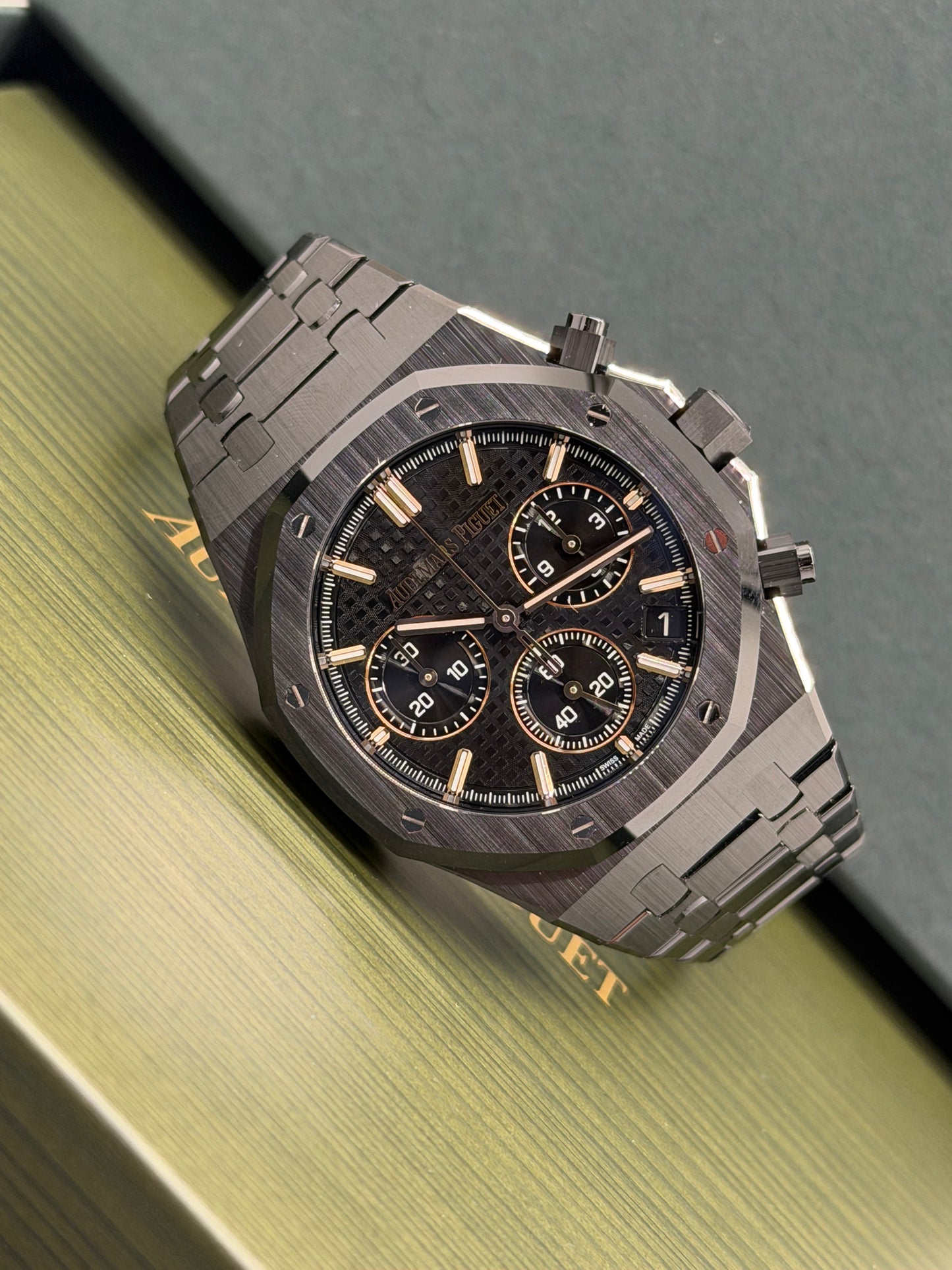 Audemars Piguet Royal Oak Chronograph 41mm - Balck Ceramic - NEW Ref. 26240CE.OO.1225CE.02 - Partially Stickers