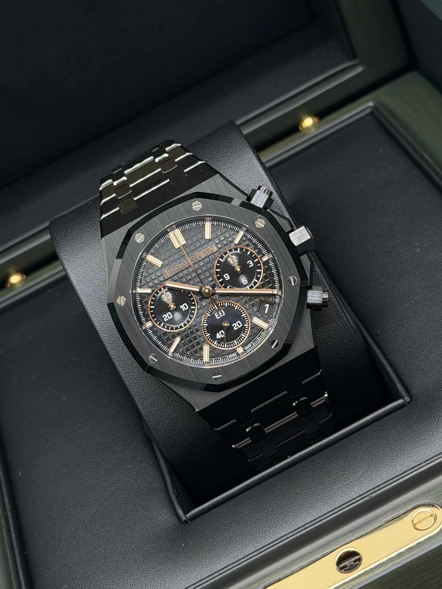 Audemars Piguet Royal Oak Chronograph 41mm - Balck Ceramic - NEW Ref. 26240CE.OO.1225CE.02 - Partially Stickers