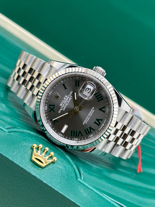 Rolex Datejust 36 - Wimbledon Dail - Ref 126234 - Year 2023