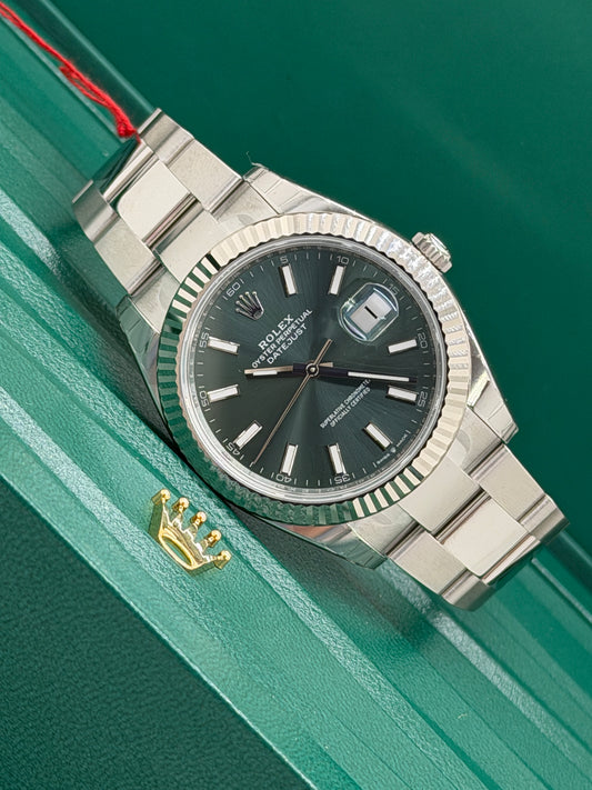 Rolex Datejust 41 - Full Stickers - Green Mint Dial - Ref 126334 - New 2026