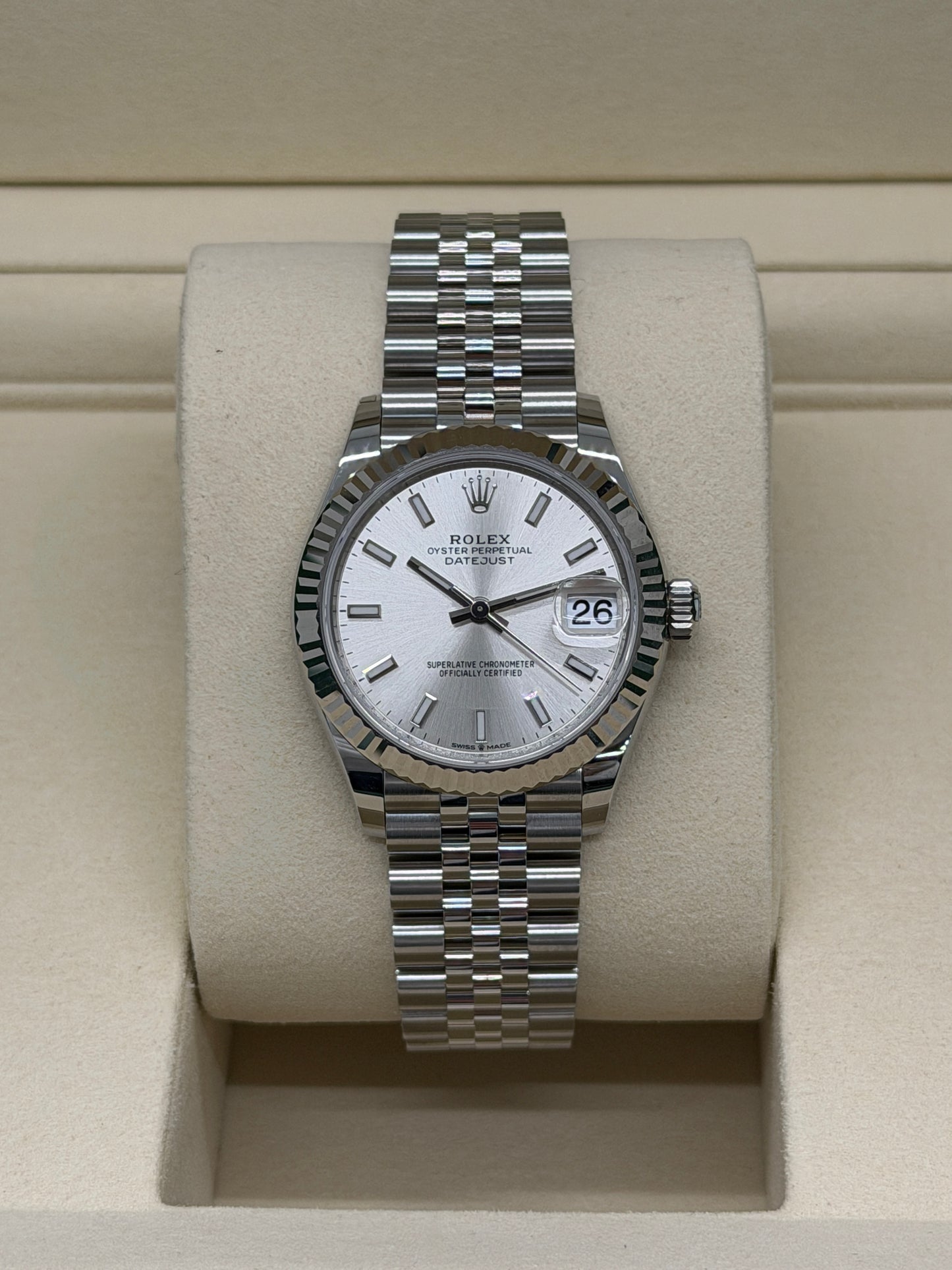 Rolex Datejust 31 Argentee Dial Ref. 278274 - New 2026