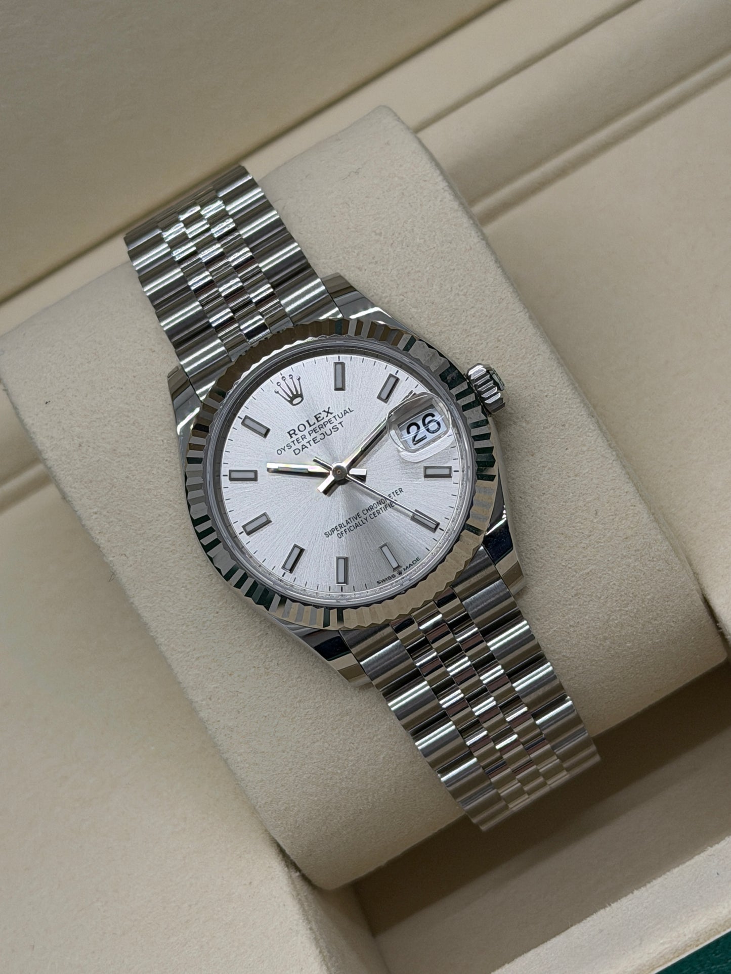 Rolex Datejust 31 Argentee Dial Ref. 278274 - New 2026