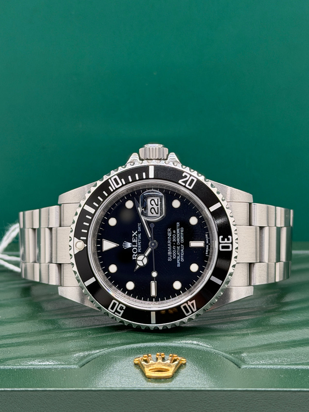 Rolex Submariner Date RRR Card - Never Polished - Top Condition Ref 16610 Year 2008