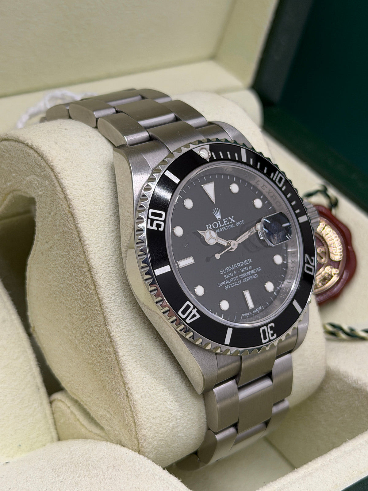 Rolex Submariner Date RRR Card - Never Polished - Top Condition Ref 16610 Year 2008